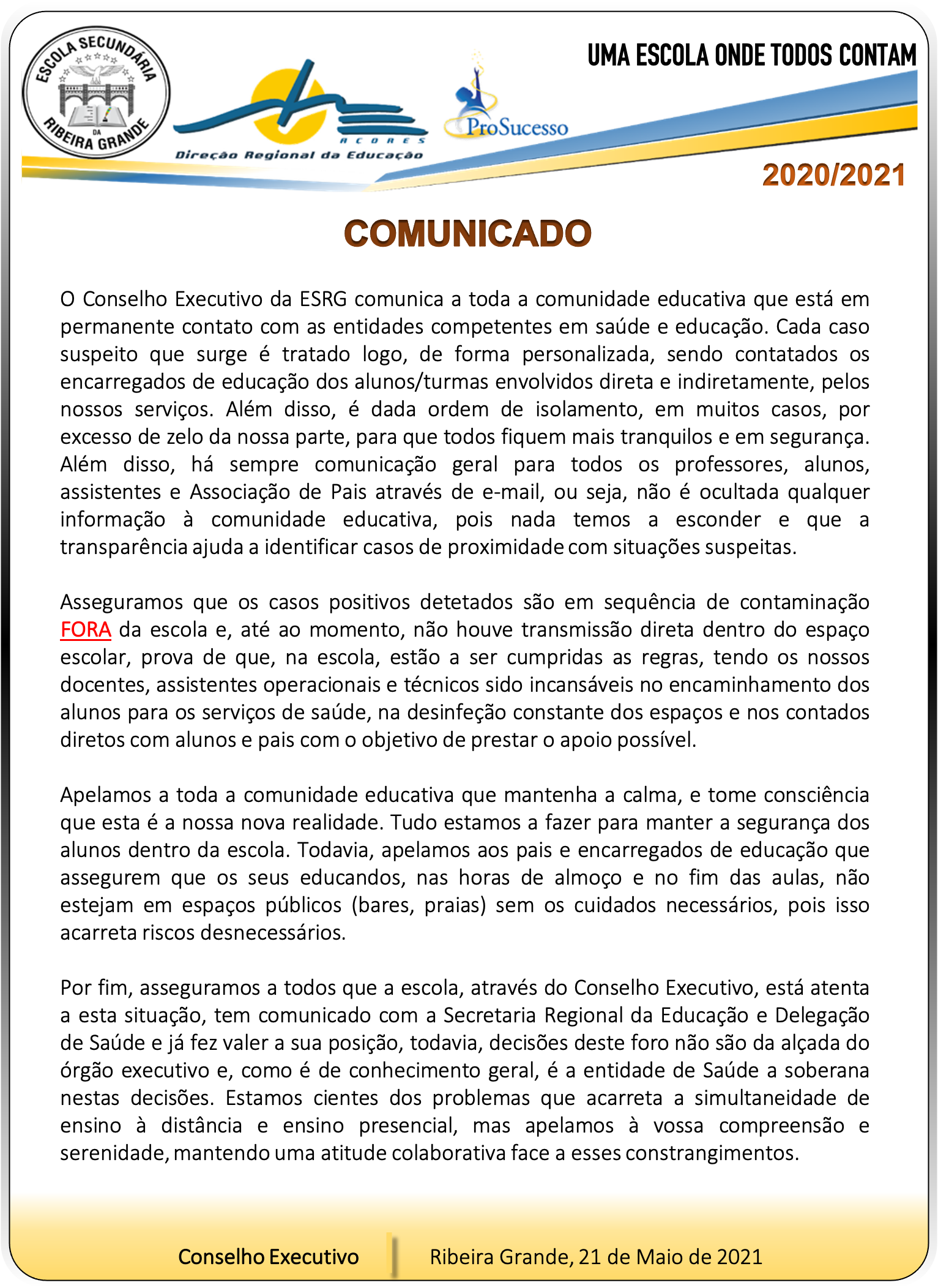 Comunicado